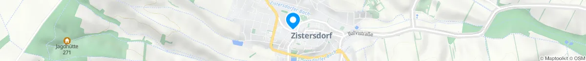 Kartendarstellung des Standorts für Apotheke Zur heiligen Dreifaltigkeit in 2225 Zistersdorf